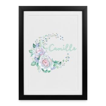 Pour Camille - Affiche encadrée (27 × 37 cm) - noir - Devant