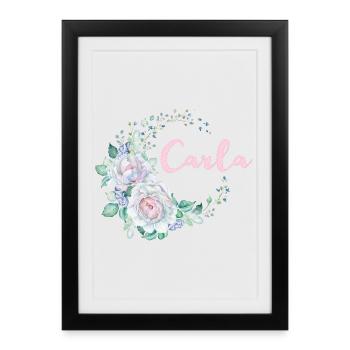 Pour Carla - Affiche encadrée (27 × 37 cm) - noir - Devant