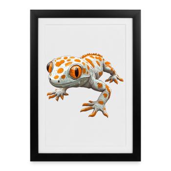 Tokay Geckos Tokay Gecko - Framed poster (27 × 37 cm) - black - Front