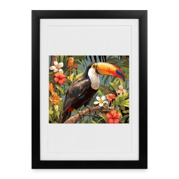 Toucans Toucan - Framed poster (27 × 37 cm) - black - Front