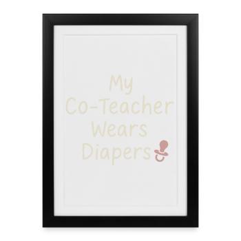 Christian Homeschool-Mother-Faith - Framed poster (27 × 37 cm) - black - Front