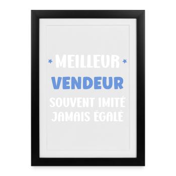 Unrivaled Best Seller - Framed poster (27 × 37 cm) - black - Front