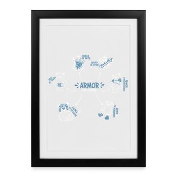 Armor of Hope - Framed poster (27 × 37 cm) - black - Front