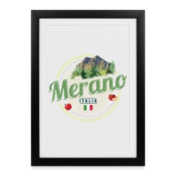 Merano Trentino Bolzano South Tyrol Italy Souvenir - Framed poster (27 × 37 cm) - black - Front
