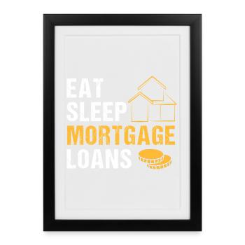 Condominium Debt Mortgage - Framed poster (27 × 37 cm) - black - Front