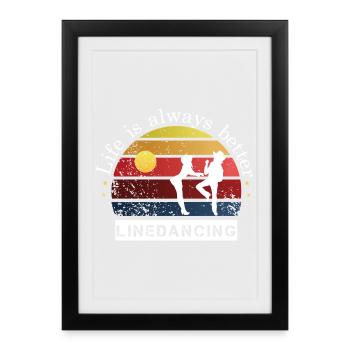 LIDA - Affiche encadrée (27 × 37 cm) - noir - Devant