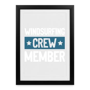Wrestling Crew - Framed poster (27 × 37 cm) - black - Front