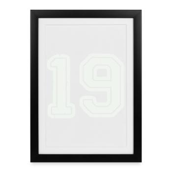 19 - Framed poster (27 × 37 cm) - black - Front