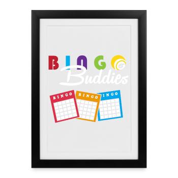Bingo - Framed poster (27 × 37 cm) - black - Front