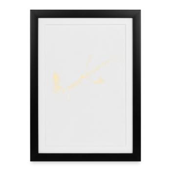 Guitarist - Affiche encadrée (27 × 37 cm) - noir - Devant