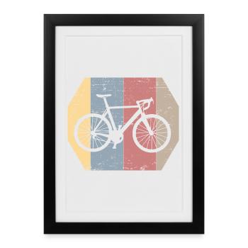 bicycle - Framed poster (27 × 37 cm) - black - Front
