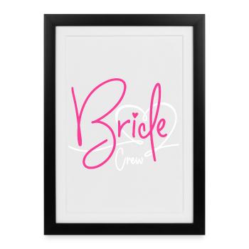 Équipage de la mariée - Affiche encadrée (27 × 37 cm) - noir - Devant