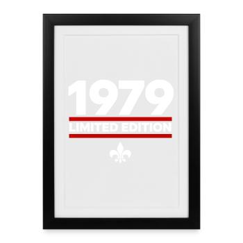 1979 Édition limitée - Affiche encadrée (27 × 37 cm) - noir - Devant