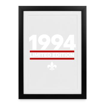 1994 Édition limitée - Affiche encadrée (27 × 37 cm) - noir - Devant