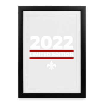 Édition limitée 2022 - Affiche encadrée (27 × 37 cm) - noir - Devant