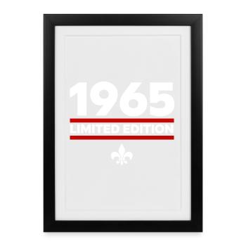 1965 Limited Edition - Framed poster (27 × 37 cm) - black - Front