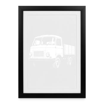 GDR Legend on Wheels Description: - Framed poster (27 × 37 cm) - black - Front