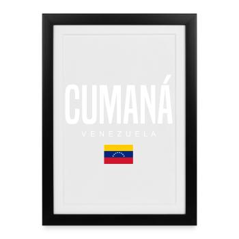 Cumaná Venezuela - Framed poster (27 × 37 cm) - black - Front