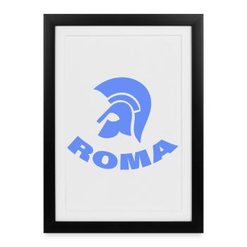 Roma - Framed poster (27 × 37 cm) - black - Front
