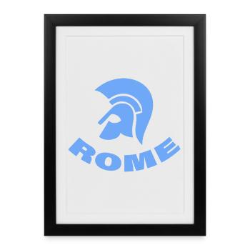 Rome - Framed poster (27 × 37 cm) - black - Front