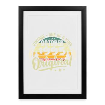 October 1995 Birthday Gift - Framed poster (27 × 37 cm) - black - Front