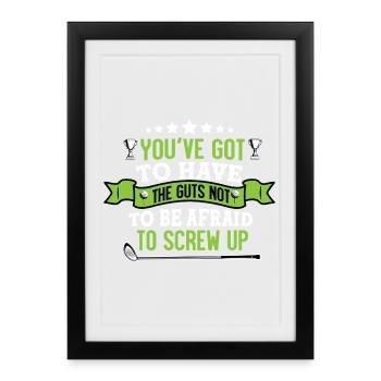 gulf - Framed poster (27 × 37 cm) - black - Front