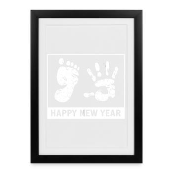 Gender Reveal New Year's Eve - Framed poster (27 × 37 cm) - black - Front