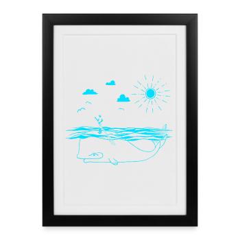 SOUPER - Affiche encadrée (27 × 37 cm) - noir - Devant