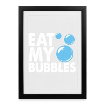 Swimming Water Sports Float Gifts - Framed poster (27 × 37 cm) - black - Front