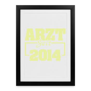 2014 - Affiche encadrée (27 × 37 cm) - noir - Devant