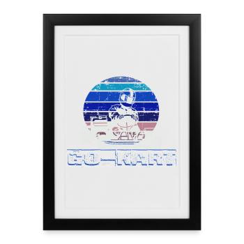 Kart - Framed poster (27 × 37 cm) - black - Front