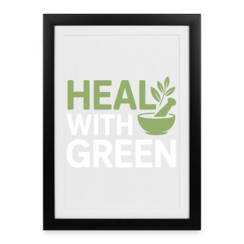Certified Clinical Botanical Wellness Expert - Framed poster (27 × 37 cm) - black - Front