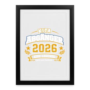 Daycare Graduates 2026 A Legend Walks Terrain - Framed poster (27 × 37 cm) - black - Front