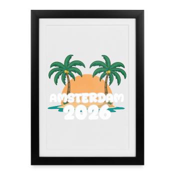 Amsterdam 2026 - Framed poster (27 × 37 cm) - black - Front