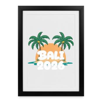 Bali 2026 - Affiche encadrée (27 × 37 cm) - noir - Devant