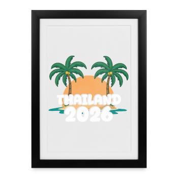 Thailand 2026 - Framed poster (27 × 37 cm) - black - Front