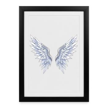 Anime Angels - Framed poster (27 × 37 cm) - black - Front