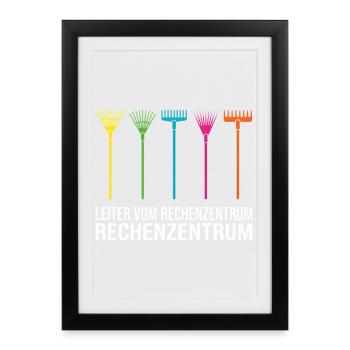 C Python Php Java Programmierer Coding - Gerahmtes Poster (27 × 37 cm) - Schwarz - Vorne