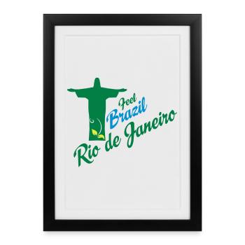rio - Affiche encadrée (27 × 37 cm) - noir - Devant