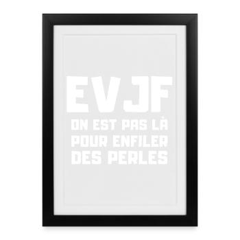 bachelorette party, bachelorette party - Framed poster (27 × 37 cm) - black - Front