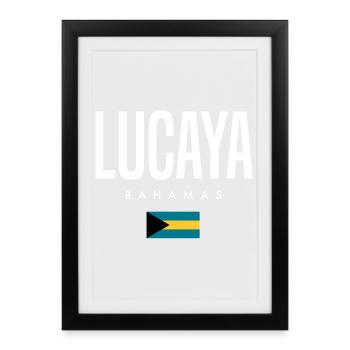 Lucaya Bahamas - Framed poster (27 × 37 cm) - black - Front