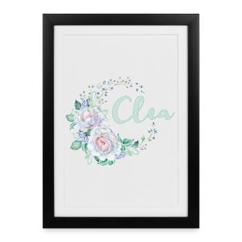 For Clea - Framed poster (27 × 37 cm) - black - Front