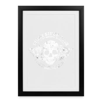 Rider depuis 2012 - inspiré par papa, grand-père, huile, - Affiche encadrée (27 × 37 cm) - noir - Devant