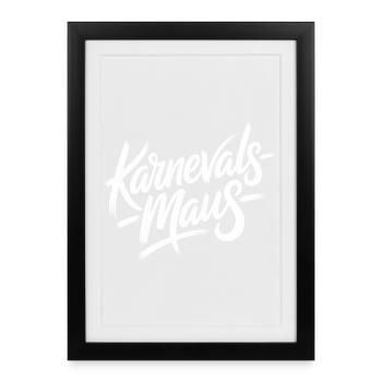 Carnival Mouse Cologne Carnival Mouse - Framed poster (27 × 37 cm) - black - Front