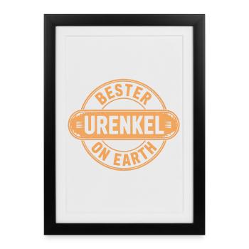 Meilleur arrière-petit-fils - Affiche encadrée (27 × 37 cm) - noir - Devant