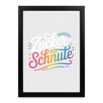 Sugar Snout Sweet Tooth Chocolate Sugar Snouts - Framed poster (27 × 37 cm) - black - Front
