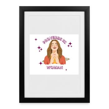 Proverbs 31 Woman Faith Glow - Framed poster (27 × 37 cm) - black - Front