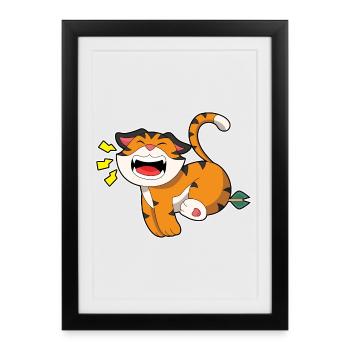 Flèche du Tigre - Affiche encadrée (27 × 37 cm) - noir - Devant