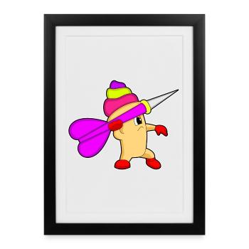 Pince à cupcakes Dartpfeil - Affiche encadrée (27 × 37 cm) - noir - Devant