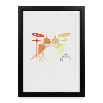Trapset Vintage Look - Framed poster (27 × 37 cm) - black - Front